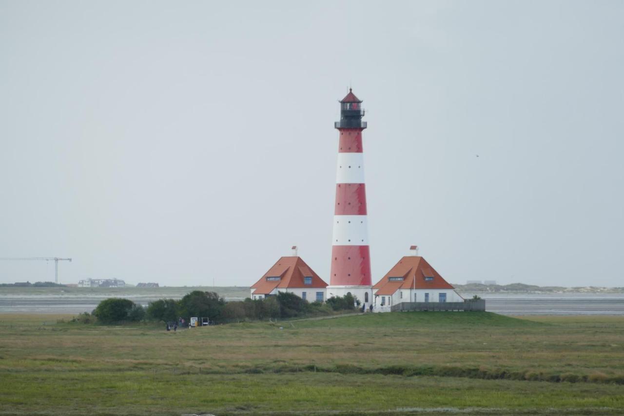 Ferien Wohnung -Leuchtturm Oldenswort エクステリア 写真