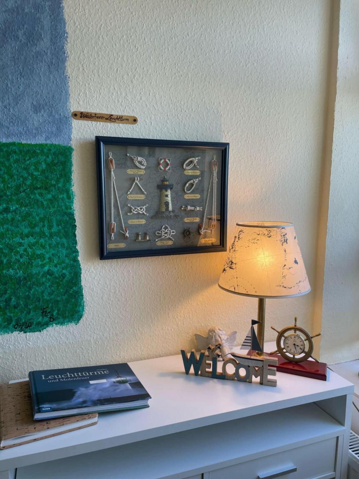 Ferien Wohnung -Leuchtturm Oldenswort エクステリア 写真